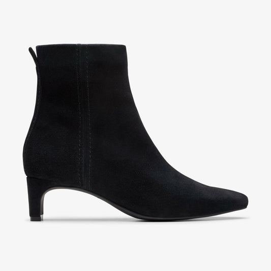 Edina Up Black Suede - Clarks Top Pick