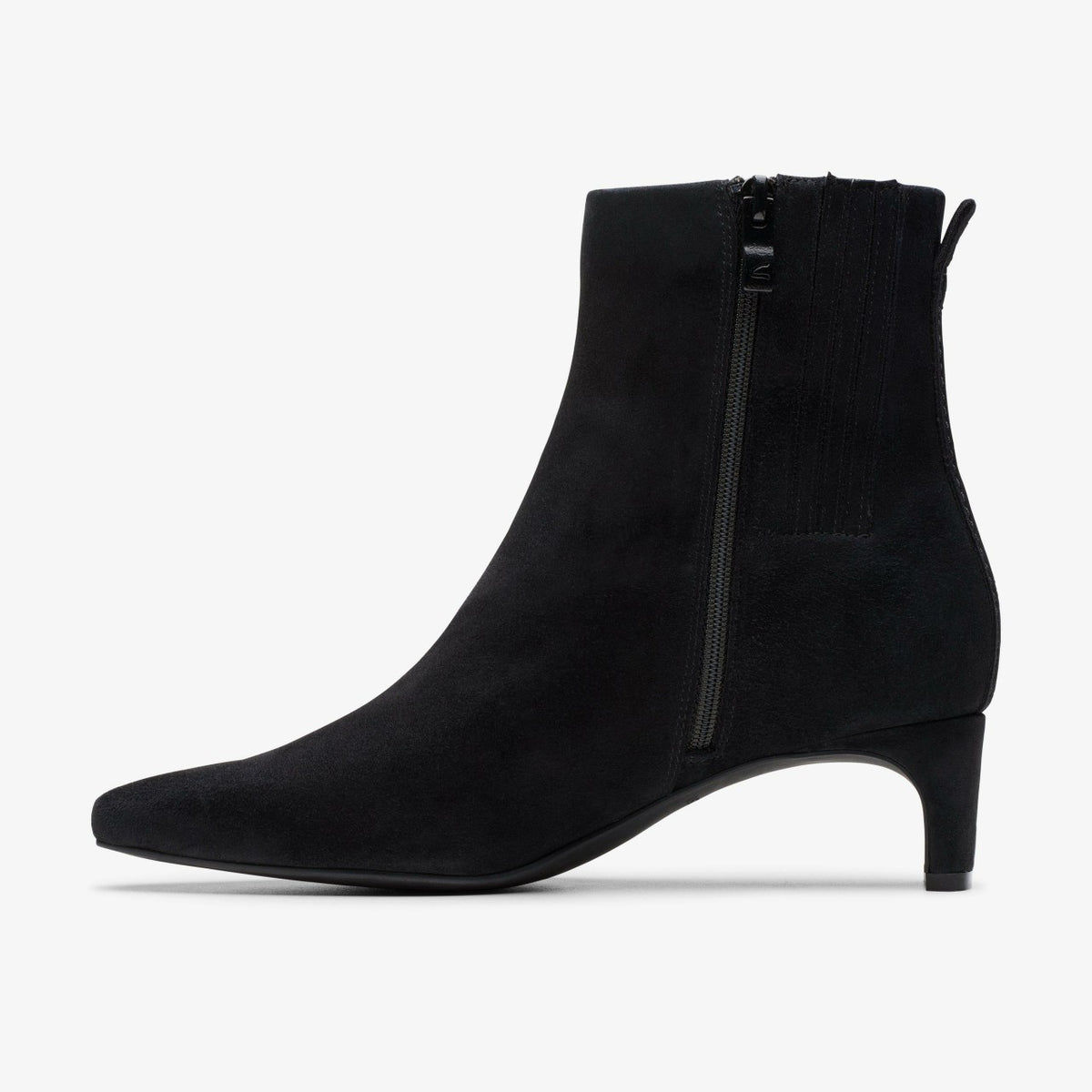 Edina Up Black Suede - Clarks Top Pick