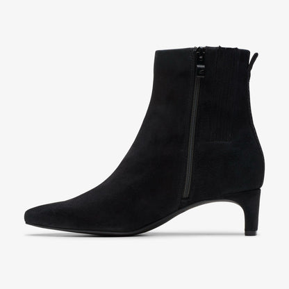 Edina Up Black Suede - Clarks Top Pick