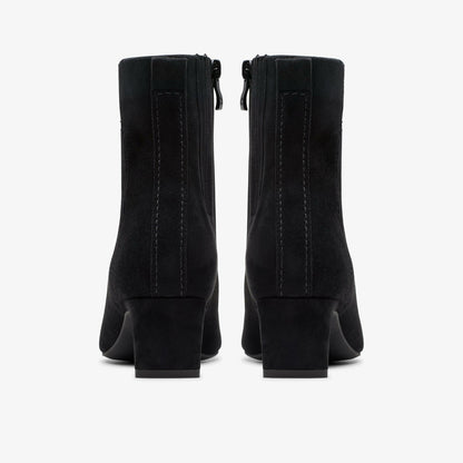 Edina Up Black Suede - Clarks Top Pick