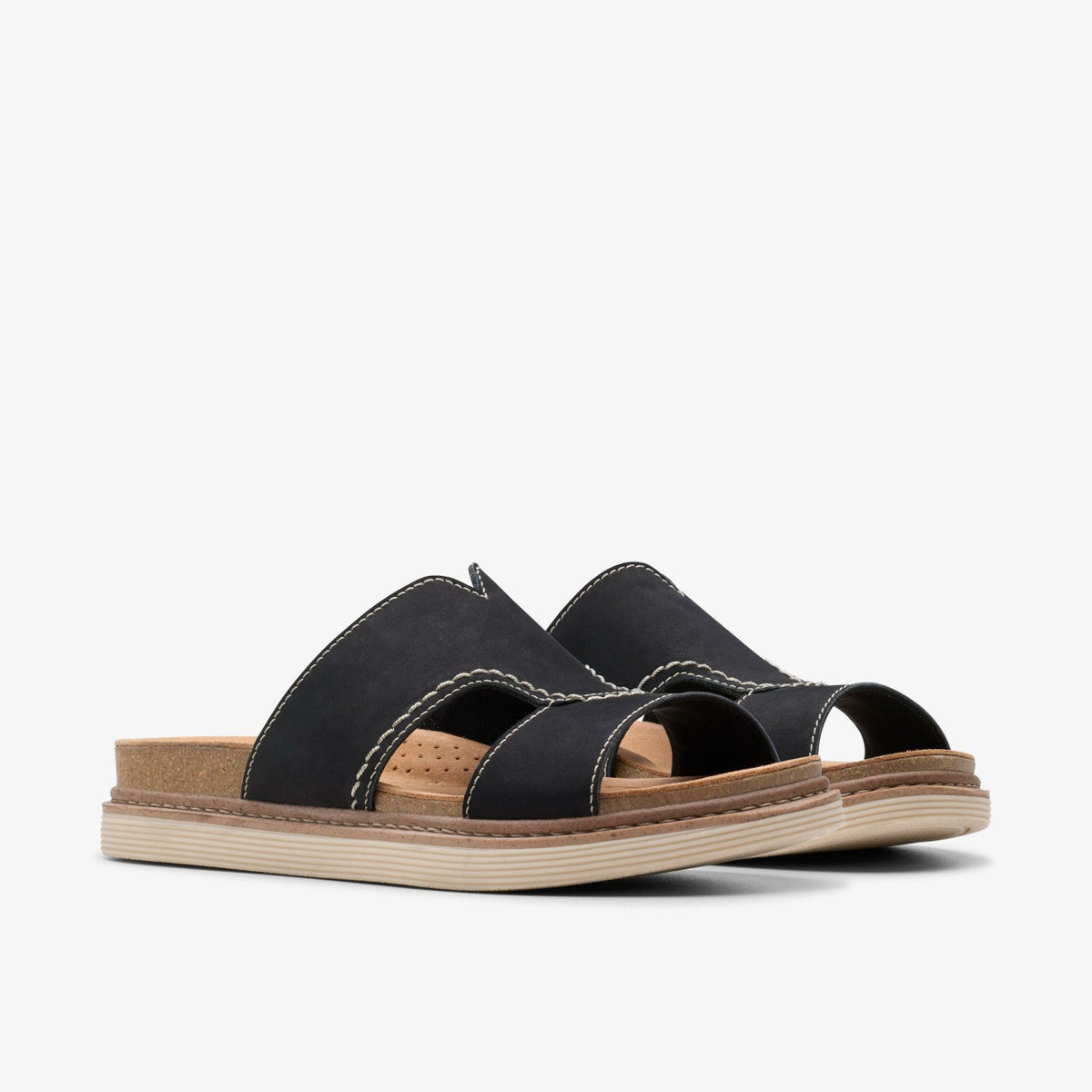 Arwell Walk Black Nubuck - Clarks Premium