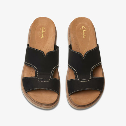 Arwell Walk Black Nubuck - Clarks Premium