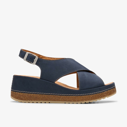Kassanda Step Navy Nubuck - Clarks Quality