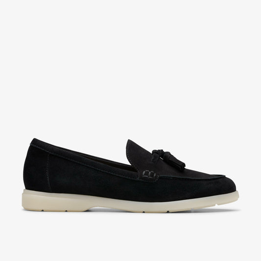 Narini Edge Black Suede - Clarks Popular