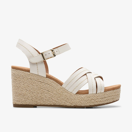 Sabina Strap Cream Leather - Clarks Trending