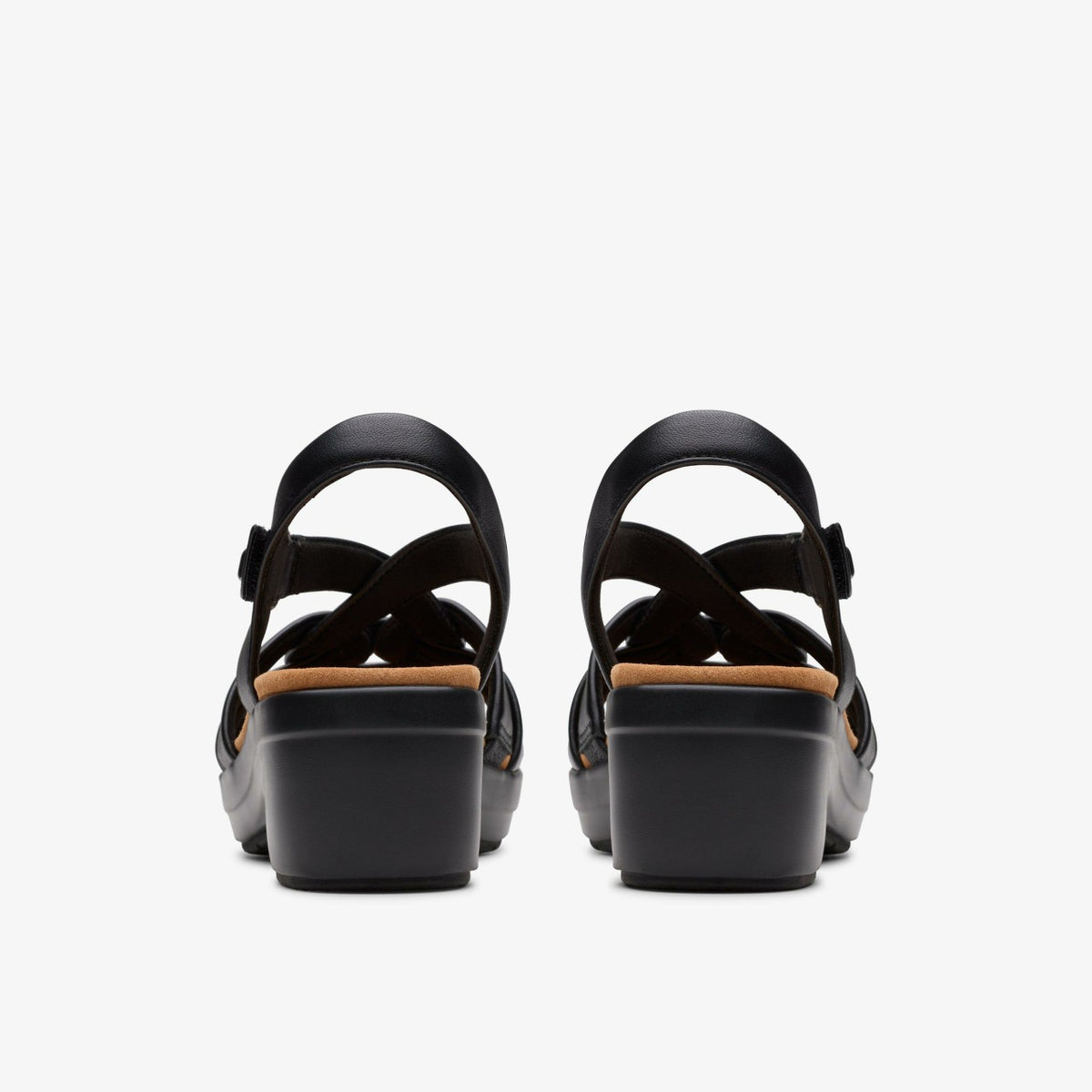 Tuleah Cross Black Leather - Clarks Latest