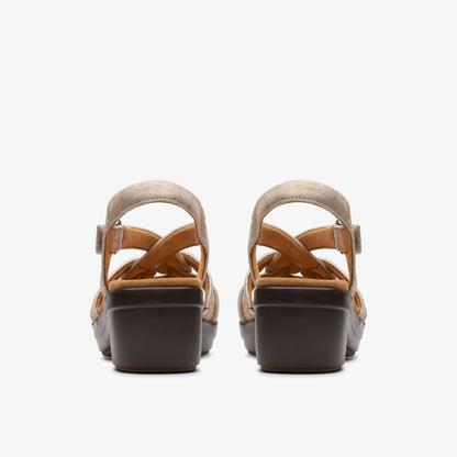 Tuleah Cross Metallic Leather - Clarks Trending