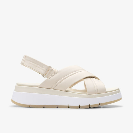 Tuscan Cross Cream Leather - Clarks Exclusive