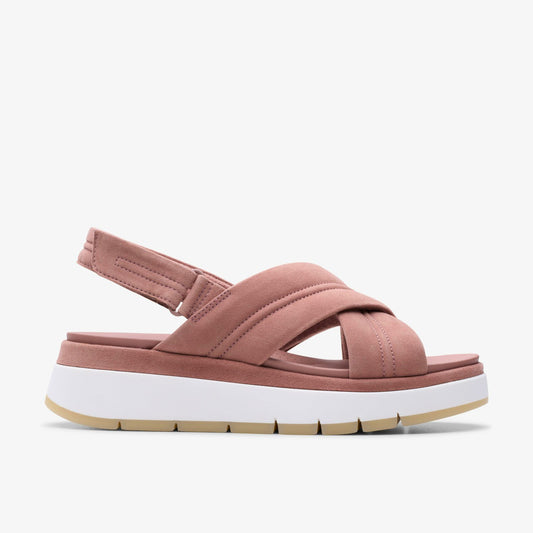 Tuscan Cross Mauve Suede - Clarks Smart Buy