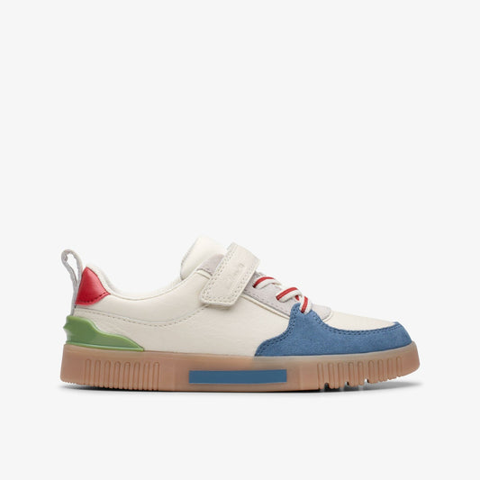 Oslo Vibe Kid White/Blue - Clarks Value