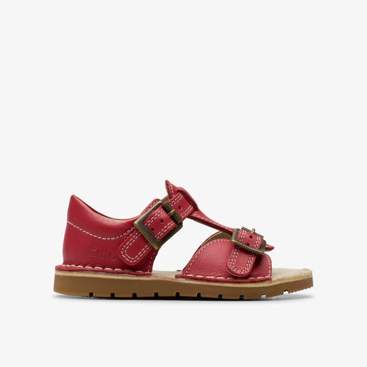 Playsun Toddler Red Leather - Clarks Smart Buy