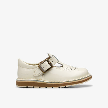 Joyful Skip Toddler White Patent - Clarks Hot Sale