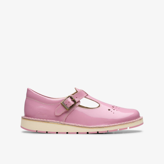 Joyful Skip Kid Pink Patent - Clarks Special Offer