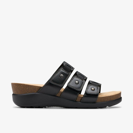 Calenne Lily Black Leather - Clarks Featured