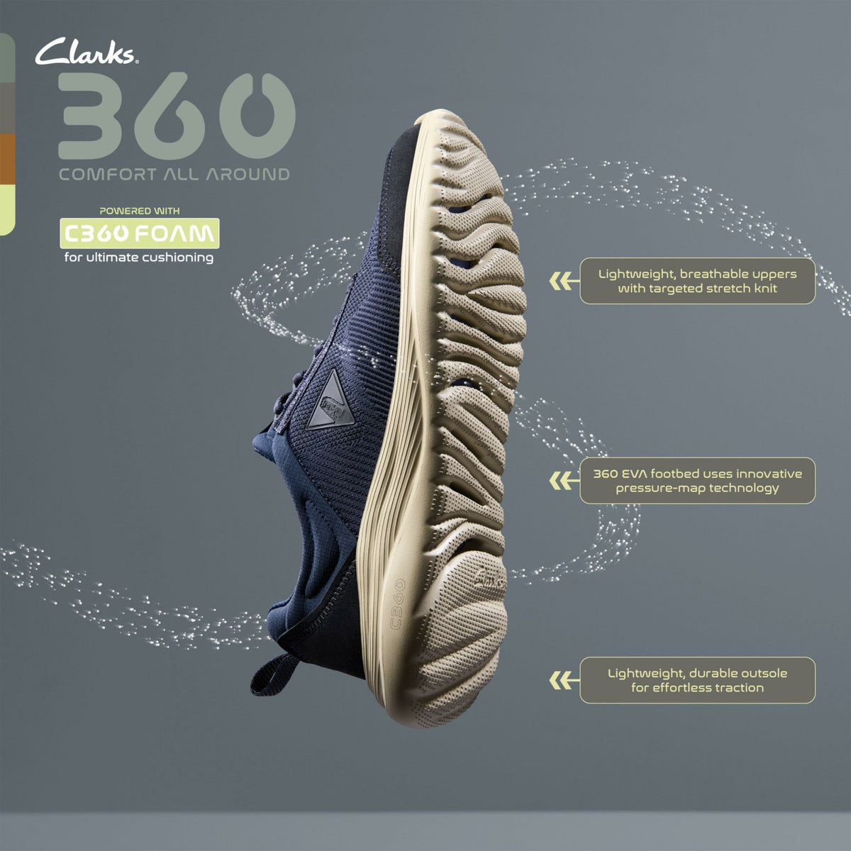 LT 360 Lo Navy Combination - Clarks Exclusive