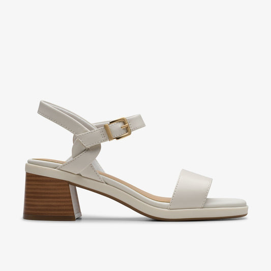 Jaylan Ray Off White Leather - Clarks Popular
