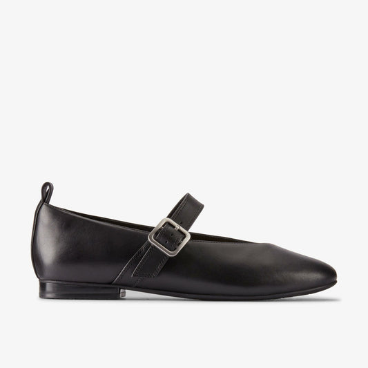 Fawna Bar Black Leather - Clarks Featured