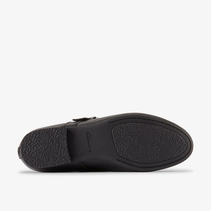 Fawna Bar Black Leather - Clarks Featured