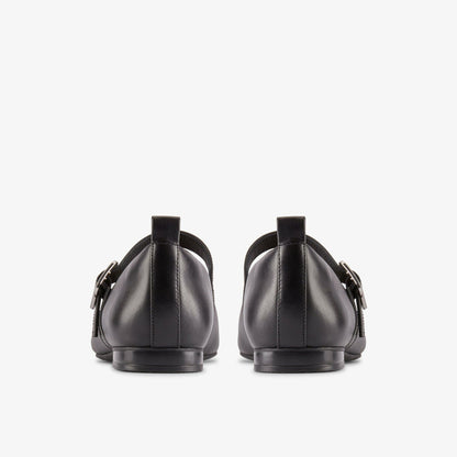 Fawna Bar Black Leather - Clarks Featured