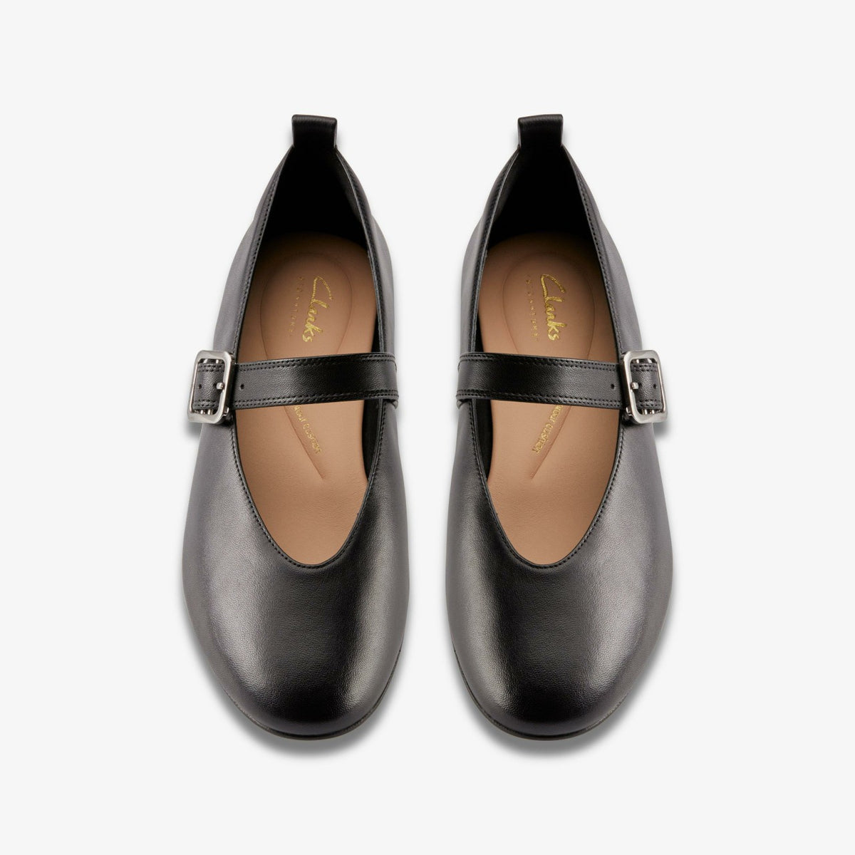 Fawna Bar Black Leather - Clarks Featured