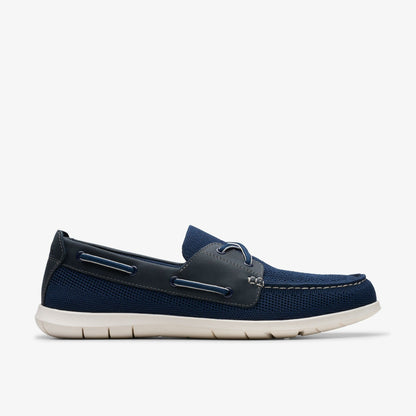 Flexway Tie Navy Combination - Clarks Smart Buy