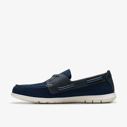Flexway Tie Navy Combination - Clarks Smart Buy