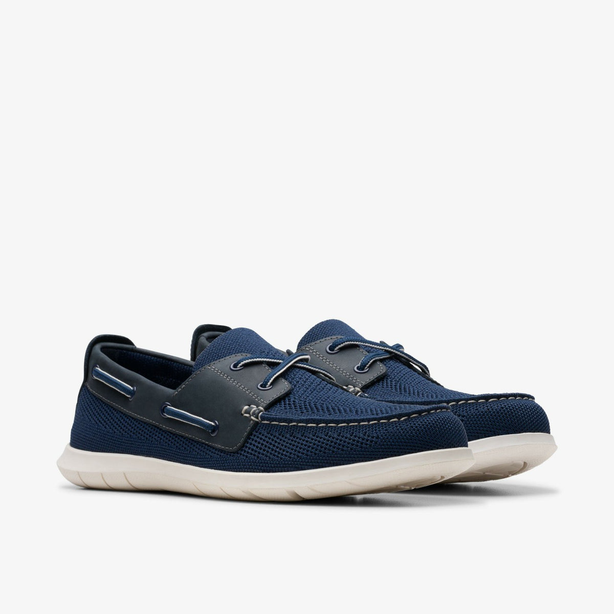 Flexway Tie Navy Combination - Clarks Smart Buy