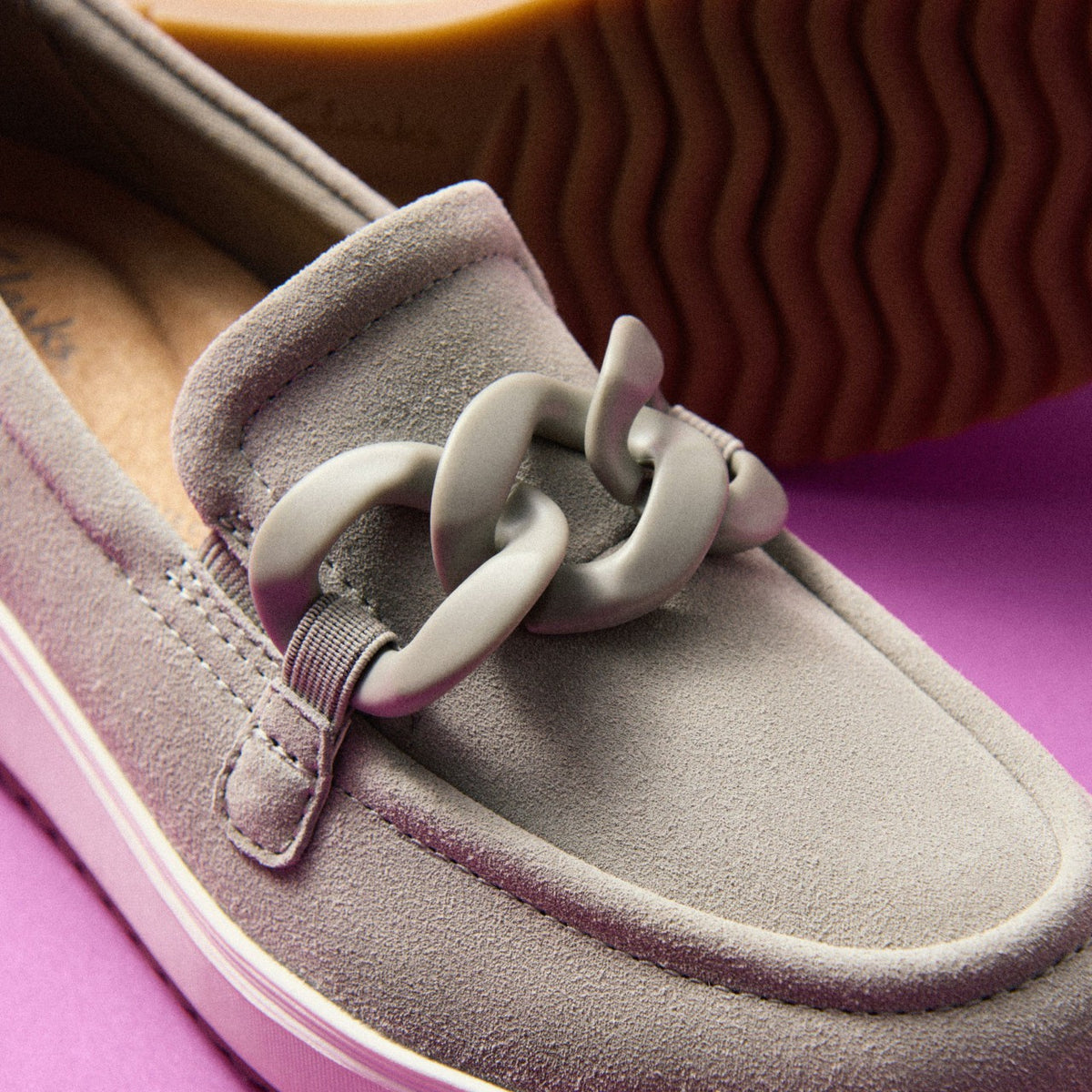 Zylah May Stone Suede - Clarks Trending
