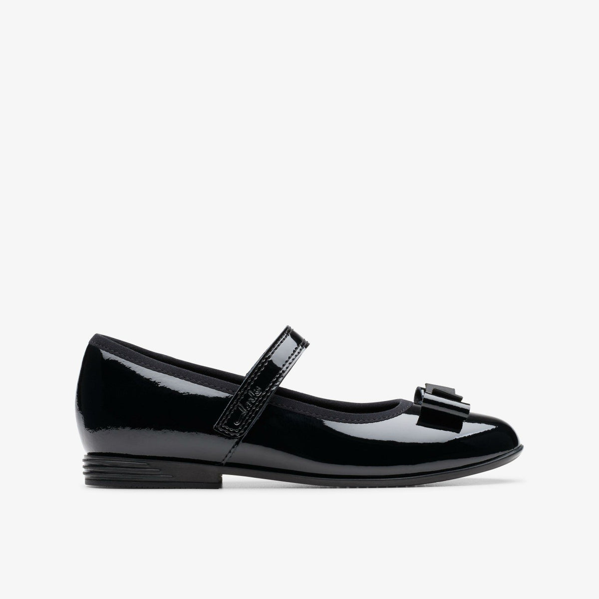 Finja Tap Older Black Patent - Clarks Top Pick