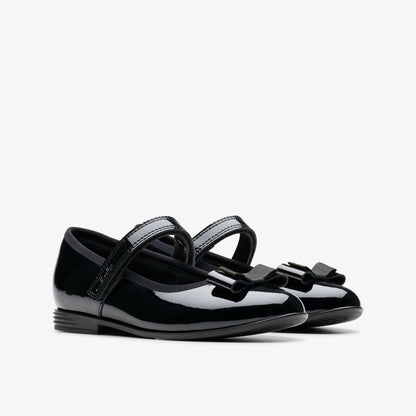 Finja Tap Older Black Patent - Clarks Top Pick