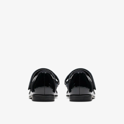 Finja Tap Older Black Patent - Clarks Top Pick