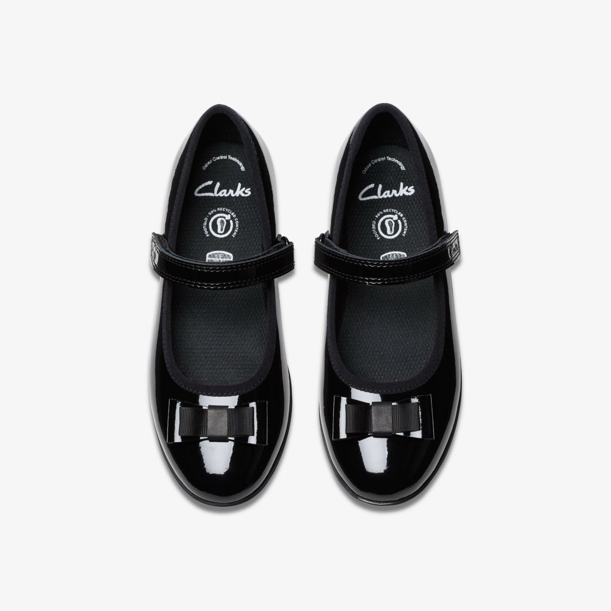 Finja Tap Older Black Patent - Clarks Top Pick