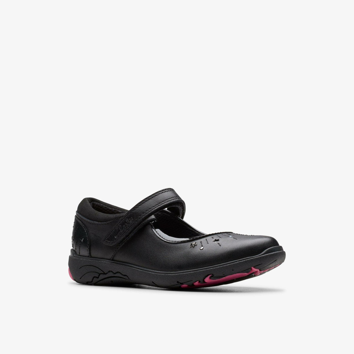 Relda Wish Kid Black Leather - Clarks Special Offer