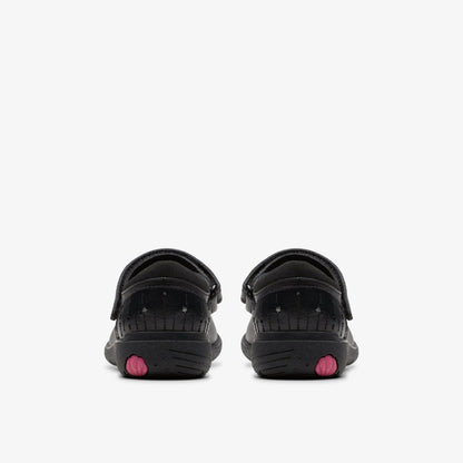 Relda Wish Kid Black Leather - Clarks Special Offer