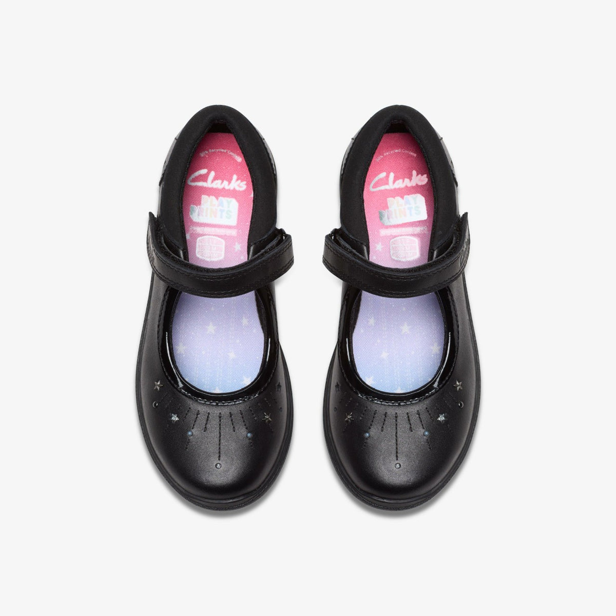 Relda Wish Kid Black Leather - Clarks Special Offer