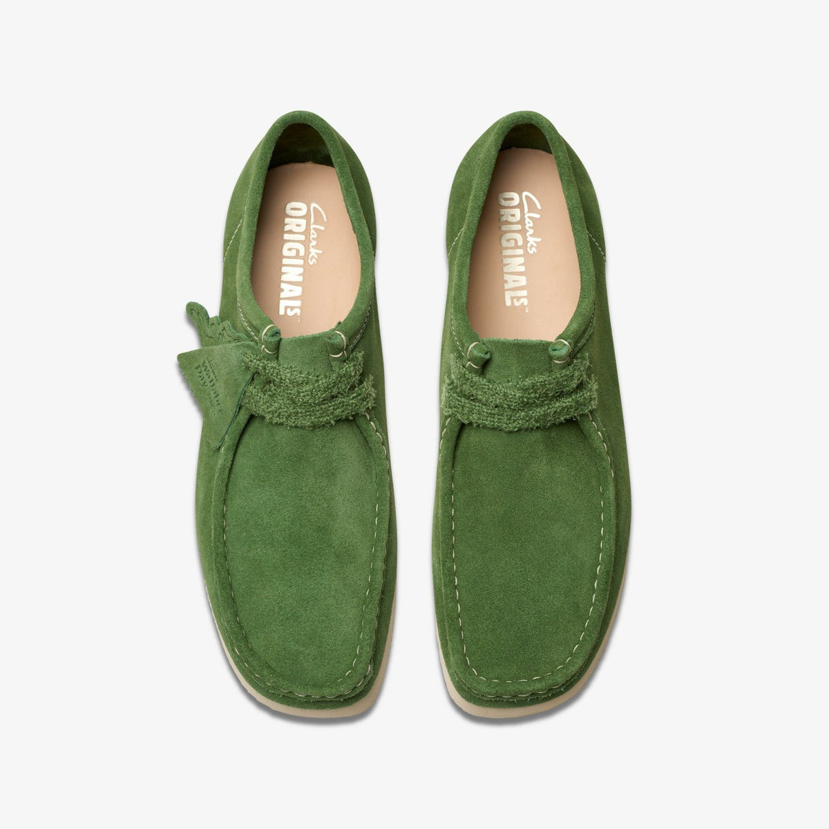 Wallabee 2604 Green Suede - Clarks Classic
