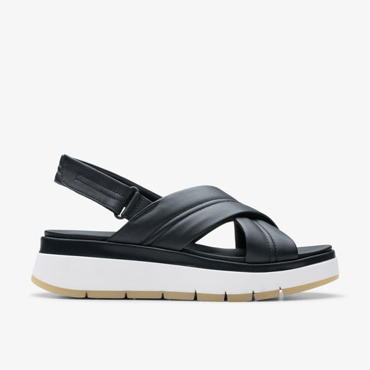 Tuscan Cross Black Leather - Clarks Recommended