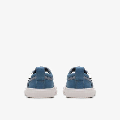 Foxing Berry Toddler Blue Canvas - Clarks Best Seller