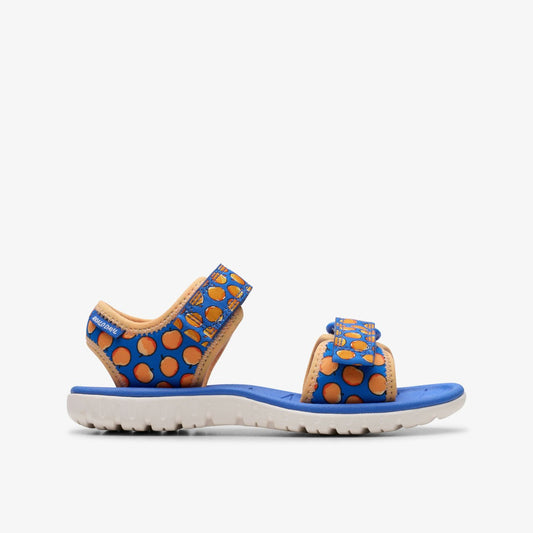 Roald Dahl James & the Giant Peach Surfing Air Kid Blue - Clarks Trusted