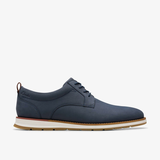 Lapford Lace Navy Nubuck - Clarks Value