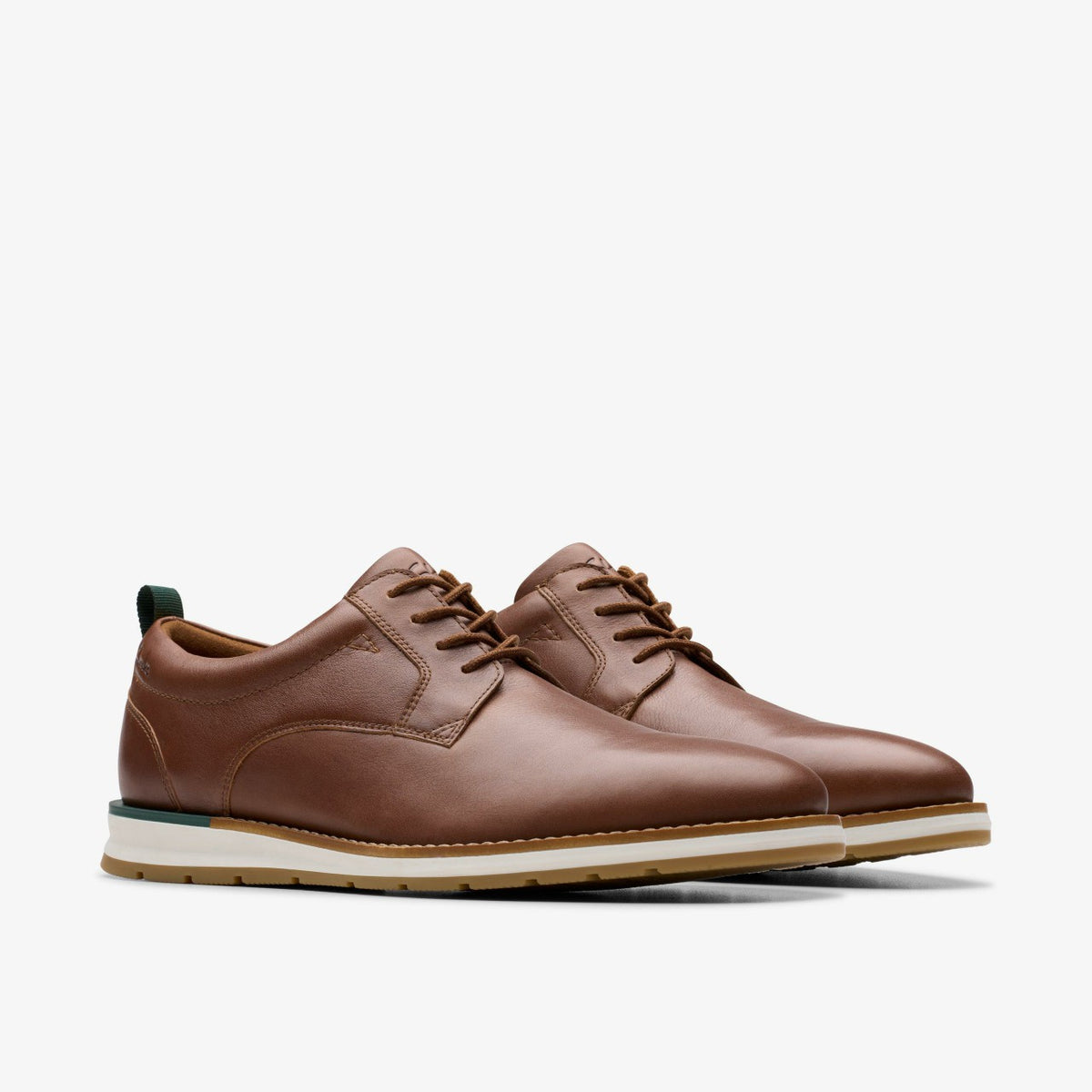 Lapford Lace Tan Leather - Clarks Popular