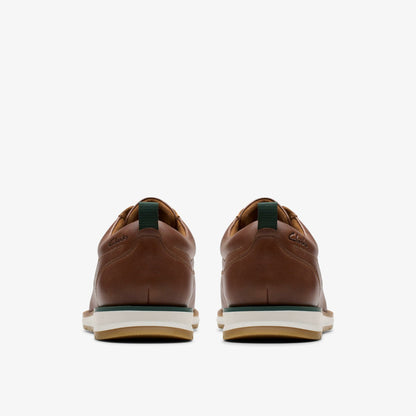 Lapford Lace Tan Leather - Clarks Popular