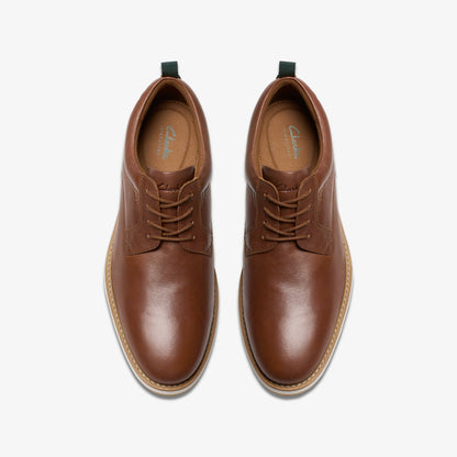 Lapford Lace Tan Leather - Clarks Popular