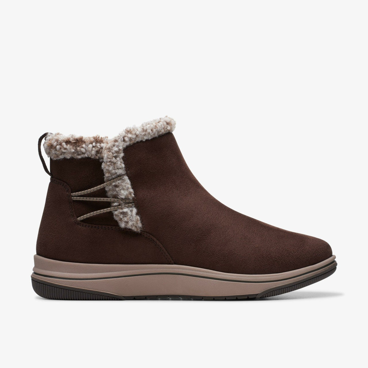 Brinkley Fur Dark Brown - Clarks Exclusive