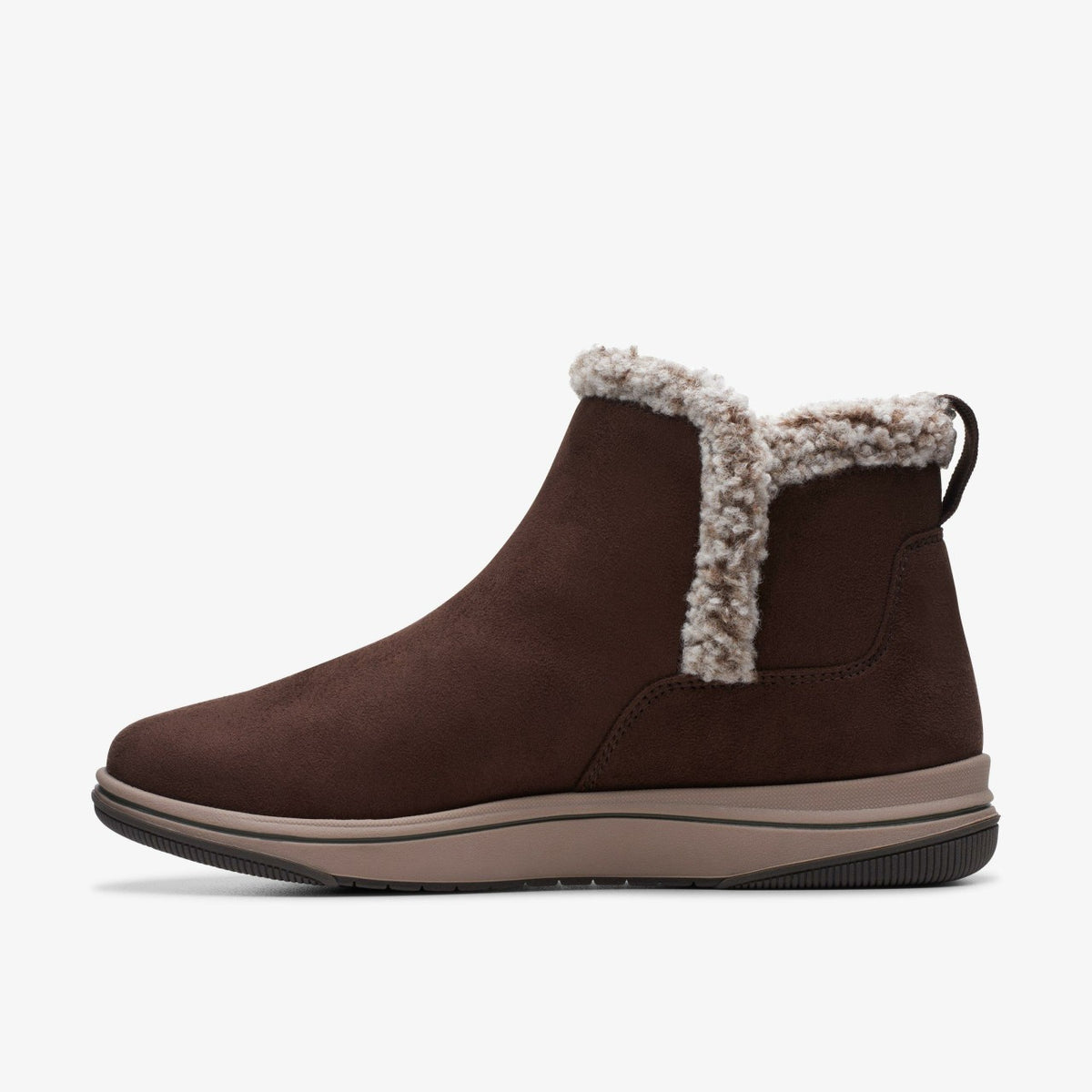 Brinkley Fur Dark Brown - Clarks Exclusive