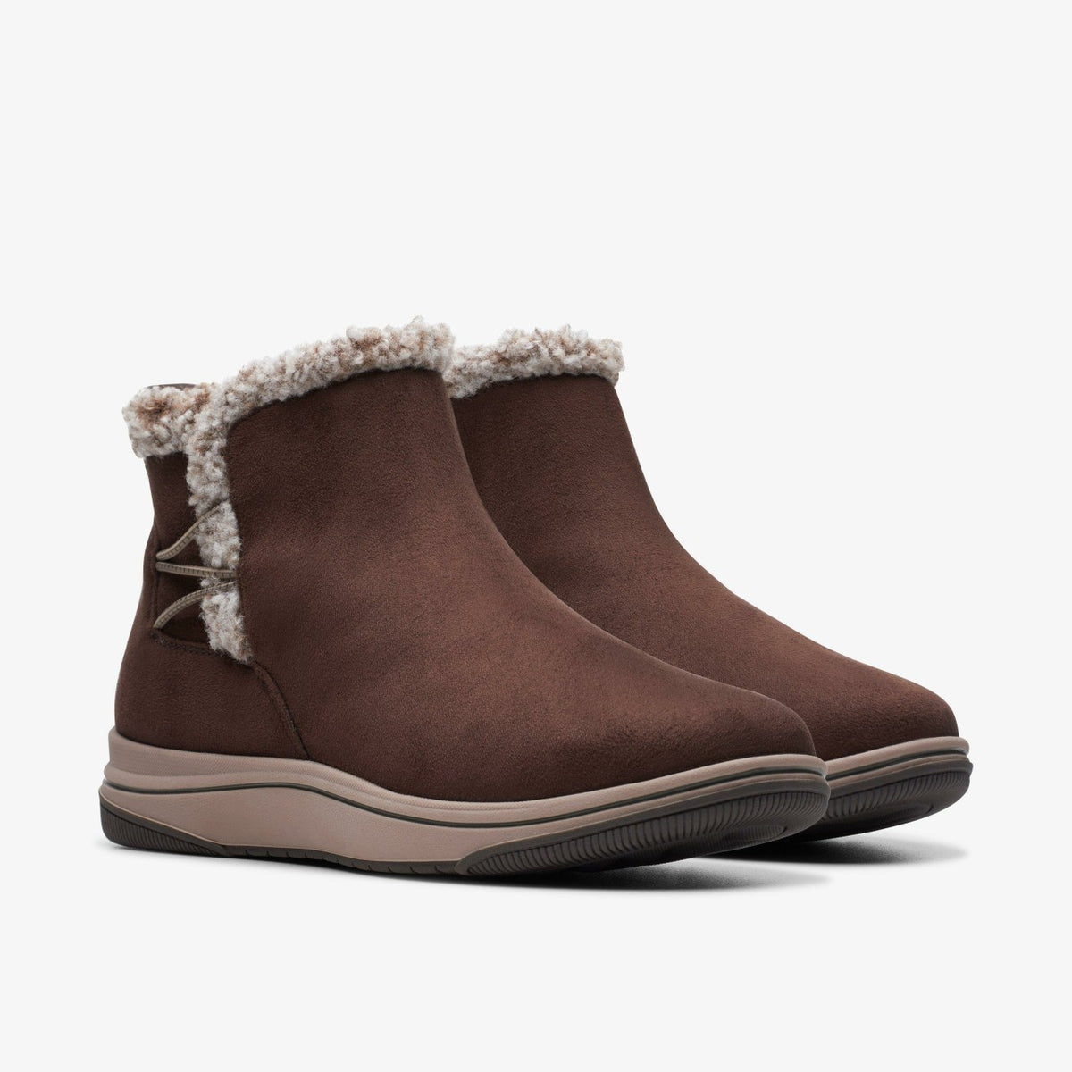 Brinkley Fur Dark Brown - Clarks Exclusive