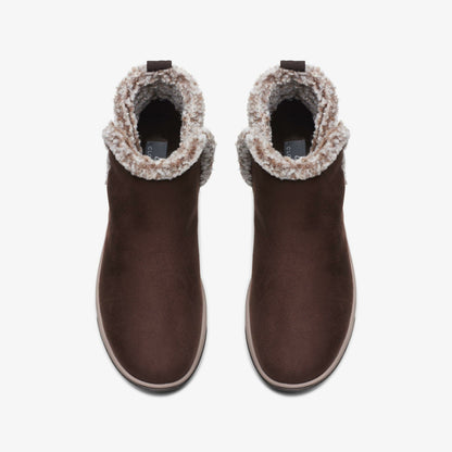 Brinkley Fur Dark Brown - Clarks Exclusive