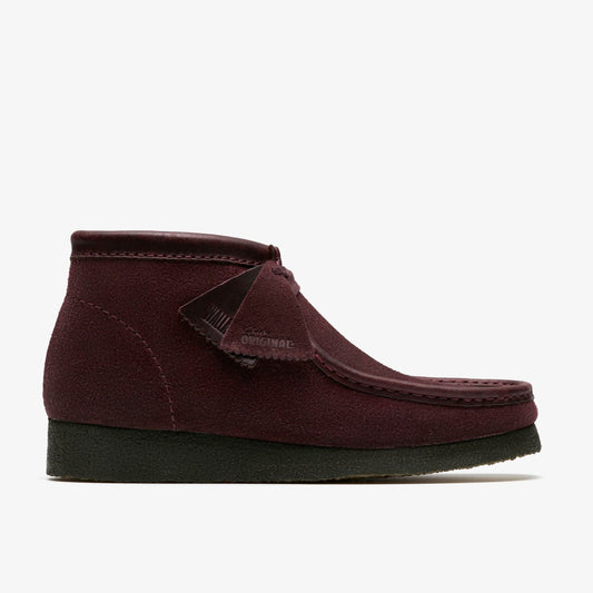 Wallabee Boot Purple Grape Suede - Clarks Everyday