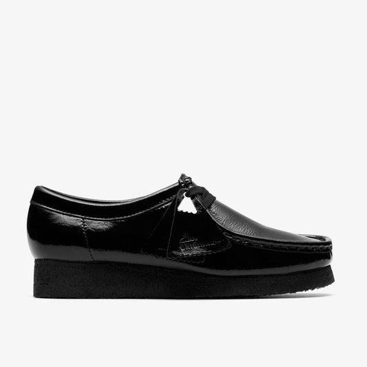 Wallabee Black Patent - Clarks Quality