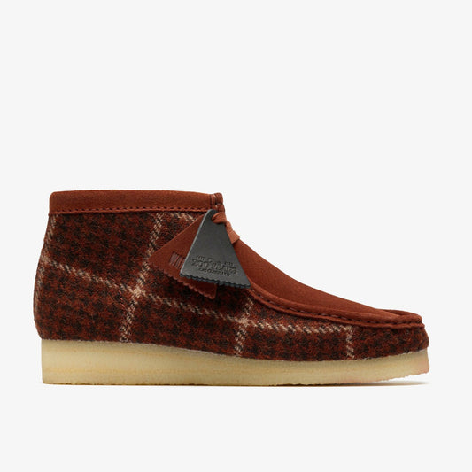 Wallabee Boot Rust Tweed Combination - Clarks Deals